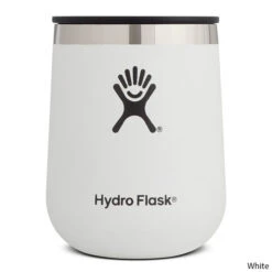 Hydro Flask 10 Oz. Insulated Wine Tumbler -CampMate Shop 10 oz Insulated Wine Tumbler WHITE