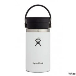 Hydro Flask 12 Oz. Insulated Coffee Flask W/ Flex Sip Lid -CampMate Shop 12oz Ins Coffee Flask w Flex Sip Lid White
