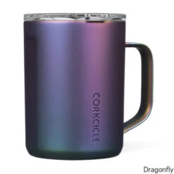 Corkcicle 16 Oz. Insulated Coffee Mug -CampMate Shop 16oz Classic Ins Coffee Mug Dragonfly
