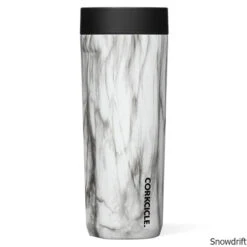 Corkcicle 17 Oz. Insulated Commuter Cup W/ 360º Sip Lid -CampMate Shop 17oz Ins Commuter Cup 360 Sip Lid Snowdrift