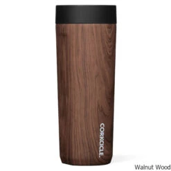 Corkcicle 17 Oz. Insulated Commuter Cup W/ 360º Sip Lid -CampMate Shop 17oz Ins Commuter Cup 360 Sip Lid Walnut