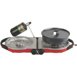 Coleman PerfectFlow InstaStart Fold N Go 2-Burner Stove 5 Coleman PerfectFlow InstaStart Fold N Go 2-Burner Stove -CampMate Shop 2000020939 r 3