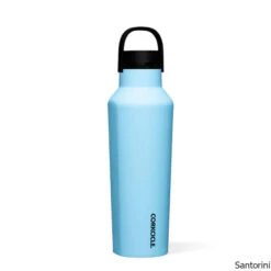 Corkcicle 20 Oz. Sport Canteen Insulated Bottle -CampMate Shop 20oz Sport Canteen Bottle Santorini