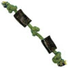 Pet Zone 2 Bones & 3 Knots Large Choy Rope Dog Toy