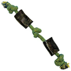 Pet Zone 2 Bones & 3 Knots Large Choy Rope Dog Toy
