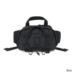 Topo Designs 2.4 Liter Mountain Hip Pack -CampMate Shop 2pt4 Liter Mountain Hip Pack Black