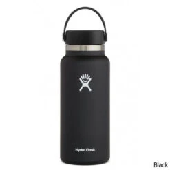 Hydro Flask 32 Oz. Wide Mouth Insulated Bottle -CampMate Shop 32oz Wide Mouth Ins Bottle Black