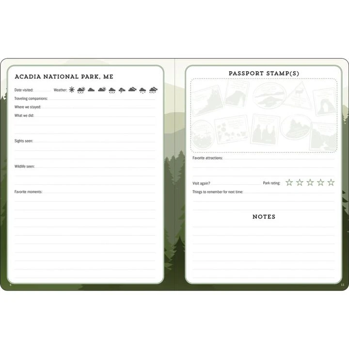 USA National Parks Journal & Passport Stamp Book 4 USA National Parks Journal & Passport Stamp Book - Image 4
