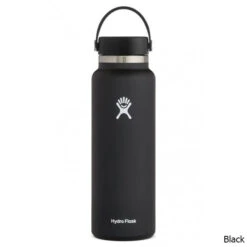 Hydro Flask 40 Oz. Wide Mouth Insulated Bottle -CampMate Shop 40oz Wide Mouth Ins Bottle Black