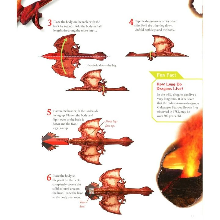 Klutz Paper Flying Dragons Craft Kit By Pat Murphy & The Scientists Of Klutz 5 Klutz Paper Flying Dragons Craft Kit By Pat Murphy & The Scientists Of Klutz - Image 5