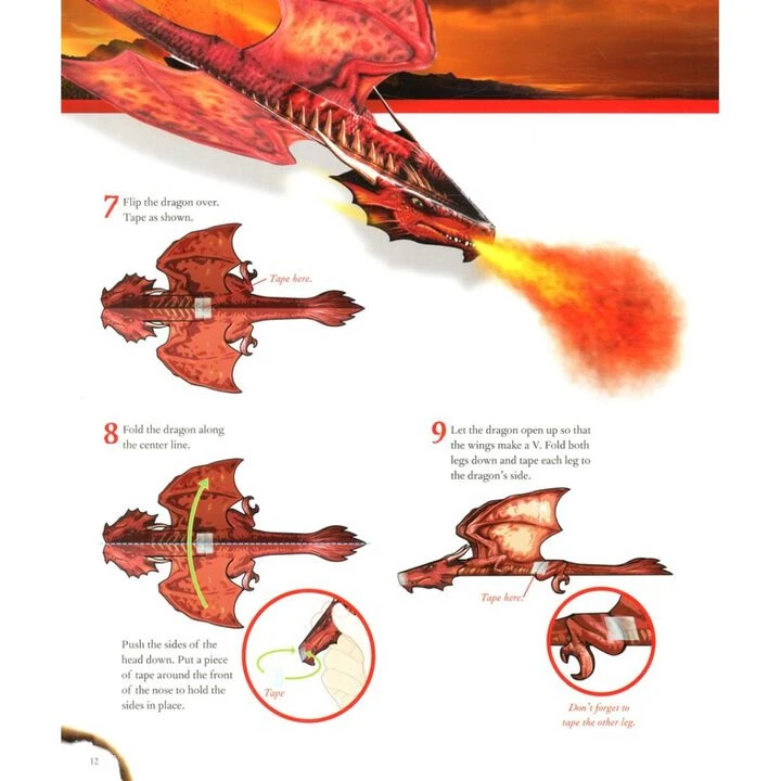 Klutz Paper Flying Dragons Craft Kit By Pat Murphy & The Scientists Of Klutz 6 Klutz Paper Flying Dragons Craft Kit By Pat Murphy & The Scientists Of Klutz - Image 6