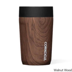 Corkcicle 9 Oz. Insulated Commuter Cup W/ 360º Sip Lid 9 Corkcicle 9 Oz. Insulated Commuter Cup W/ 360º Sip Lid -CampMate Shop 9oz Ins Commuter Cup 360 Sip Lid Walnut