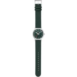 Mondaine Classic Collection 36mm Watch W/ PET Textile Strap -CampMate Shop A6603031460SBF 1