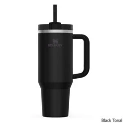Stanley Adventure Series Quencher H2.0 Flowstate 40 Oz. Travel Tumbler -CampMate Shop Adventure Series Quencher H2pt0 Flowstate 40oz Travel Tumbler Black Tonal