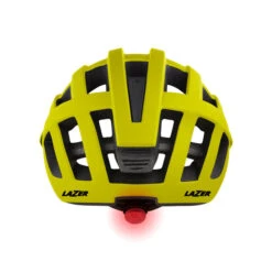 Lazer Compact DLX MIPS Bicycle Helmet -CampMate Shop BLC2197885202 Compact DLX MIPS Helmet FlashYellow 6