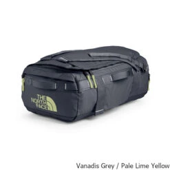 The North Face Base Camp Voyager 32 Liter Convertible Duffel -CampMate Shop Base Camp Voyager 32L Convertible Duffel Vanadis Grey Lime