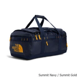 The North Face Base Camp Voyager 62 Liter Convertible Duffel 9 The North Face Base Camp Voyager 62 Liter Convertible Duffel -CampMate Shop Base Camp Voyager 62L Convertible Duffel Summit Navy Gold