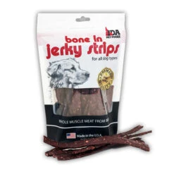 IDA Pet Foods Bone In Jerky Strip Dog Treat - 8 Oz.