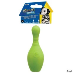 Petmate JW ISqueak Bouncin' Bowling Pin Dog Toy -CampMate Shop Bouncin Bowling Pin Dog Toy Small
