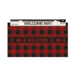 Wilcor Buffalo Plaid Floor Mat