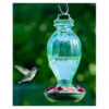 Audubon Fluted Glass Hummingbird Bird Feeder