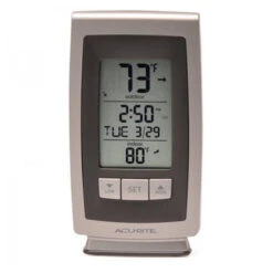 AcuRite Digital Indoor / Outdoor Thermometer W/ Intelli-Time Clock