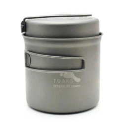 Toaks Titanium 1100mL Pot W/ Pan Set