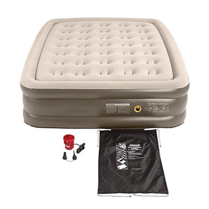 Coleman Double High QuickBed Queen Airbed W/ Electric Pump 1 Coleman Double High QuickBed Queen Airbed W/ Electric Pump