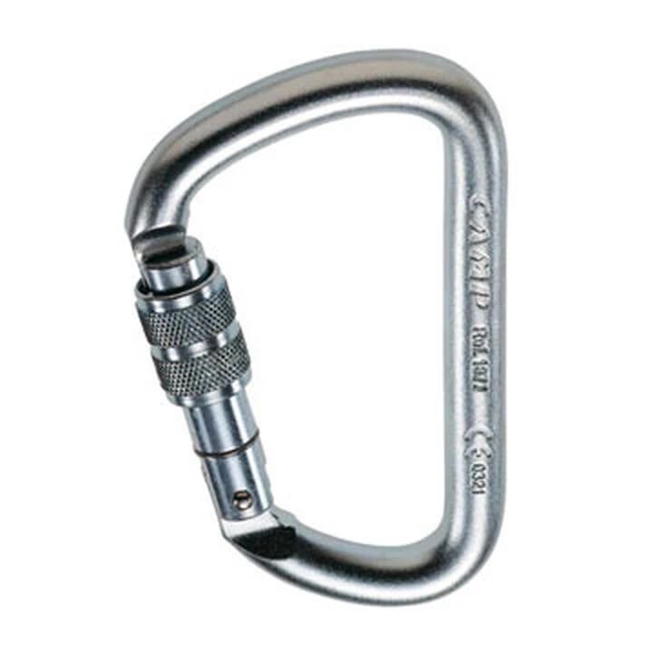 CAMP Steel D Screw Gate Carabiner 1 CAMP Steel D Screw Gate Carabiner