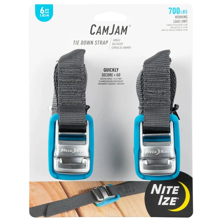 Nite Ize CamJam Tie Down Strap - 2 Pk. 1 Nite Ize CamJam Tie Down Strap - 2 Pk.