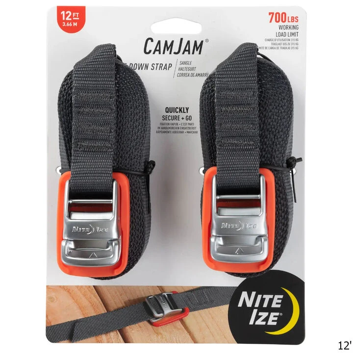 Nite Ize CamJam Tie Down Strap - 2 Pk. 2 Nite Ize CamJam Tie Down Strap - 2 Pk. - Image 2