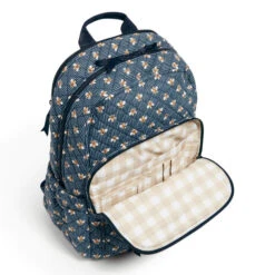 Vera Bradley Recycled Cotton Campus 25 Liter Backpack -CampMate Shop Campus 25 Liter Backpack 3