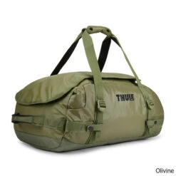 Thule Chasm 40 Liter Liter Convertible Duffel Bag -CampMate Shop Chasm 40L Liter Convertible Duffel Bag Olivine