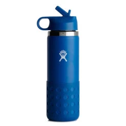 Hydro Flask Children's 20 Oz. Wide Mouth Insulated Bottle W/ Straw Cap & Flex Boot