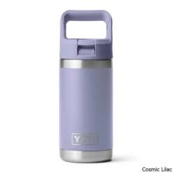 YETI Children's Rambler Jr. 12 Oz. Stainless Steel Vacuum Insulated Bottle W/ Straw Cap -CampMate Shop Childrens Rambler Jr 12oz SS Vac Ins Bottle Straw Cap Cosmic Lilac