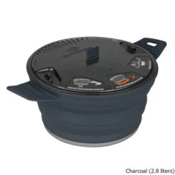 Sea To Summit Collapsible X-Pot -CampMate Shop Collapsible X Pot Charcoal