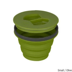 Sea To Summit Collapsible X-Seal & Go Container -CampMate Shop Collapsible X Seal Go Container Olive