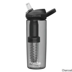 CamelBak Eddy + Filtered By LifeStraw / Tritan Renew 20 Oz. Water Bottle 6 CamelBak Eddy + Filtered By LifeStraw / Tritan Renew 20 Oz. Water Bottle -CampMate Shop Eddy Plus Filtered Tritan Renew 20oz Water Bottle Charcoal