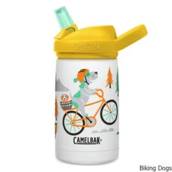 CamelBak Eddy+ Kids 12 Oz. Stainless Steel Vacuum Insulated Bottle 10 CamelBak Eddy+ Kids 12 Oz. Stainless Steel Vacuum Insulated Bottle -CampMate Shop Eddy Plus Kids 12oz SS VacIns Bottle Biking