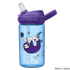 CamelBak Eddy+ Kids W/ Tritan Renew 14 Oz. Bottle -CampMate Shop Eddy Plus Kids w Tritan Renew 14oz Bottle Sloths Space