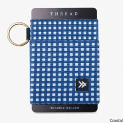 Thread Elastic Card Holder Wallet 14 Thread Elastic Card Holder Wallet -CampMate Shop Elastic Card Holder Wallet Coastal
