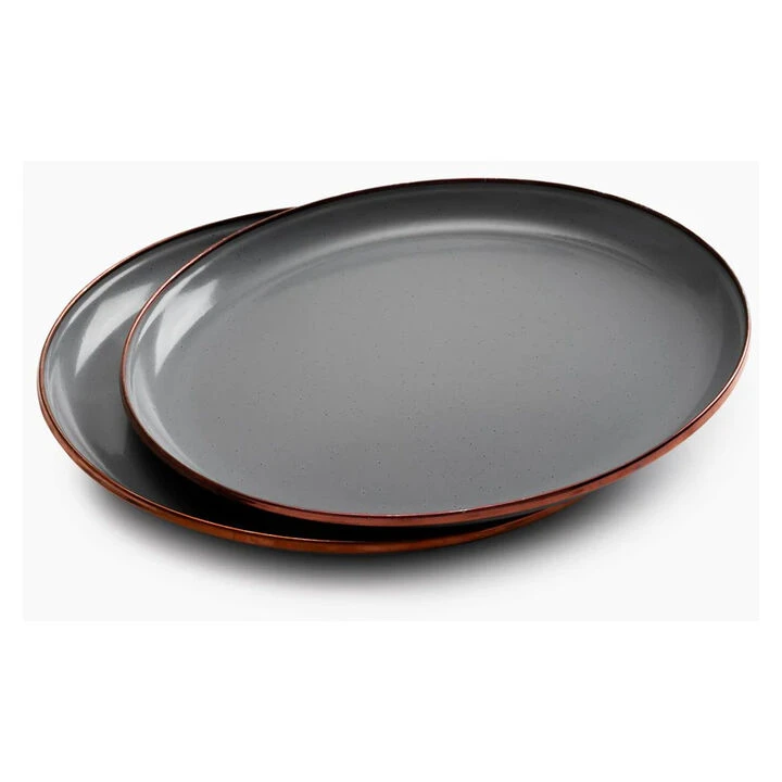 Barebones Enamelware Deep Plate Set 1 Barebones Enamelware Deep Plate Set