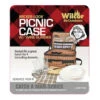 Wilcor Faux Wicker Picnic Case