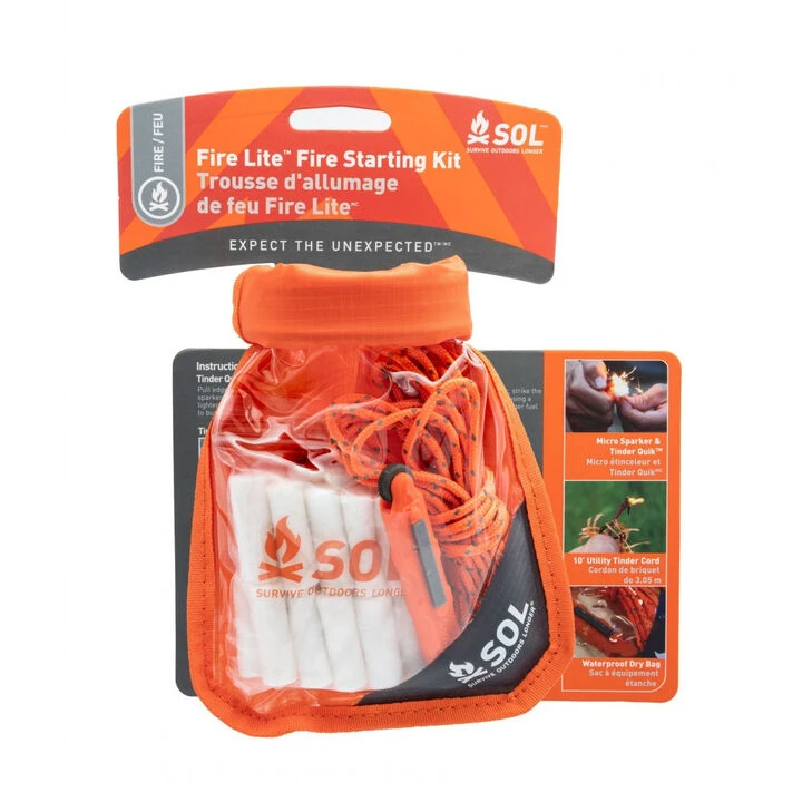 SOL Fire Lite Kit In Dry Bag 2 SOL Fire Lite Kit In Dry Bag - Image 2