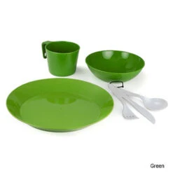 GSI Outdoors Cascadian 1 Person Table Set 5 GSI Outdoors Cascadian 1 Person Table Set -CampMate Shop GSI77313 Cascadian 1 Person Table Set Green