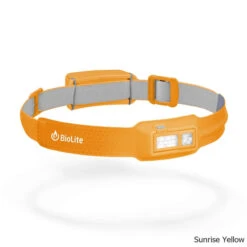 BioLite HeadLamp 330 Lumen Rechargeable Head Light -CampMate Shop HeadLamp 330 Lumen Rechargeable Head Light Sunrise