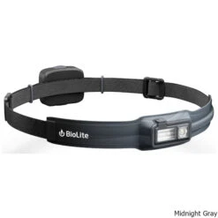 BioLite HeadLamp 425 Lumen Rechargeable Head Light -CampMate Shop HeadLamp 425 Lumen Rechargeable Head Light Gray
