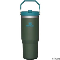 Stanley IceFlow Flip Straw 30 Oz. Vacuum Insulated Tumbler -CampMate Shop IceFlow Flip Straw 30oz Vac Ins Tumbler Spirulina