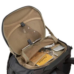 Thule Landmark 60 Liter Travel Backpack -CampMate Shop Landmark 60 Liter Travel Backpack OBSIDIAN OPEN TOP