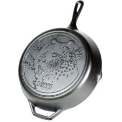 Lodge Wildlife Series Bear 12" Cast Iron Skillet